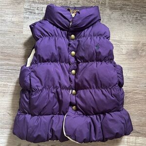 Ralph Lauren Reversible Purple Puffer Vest